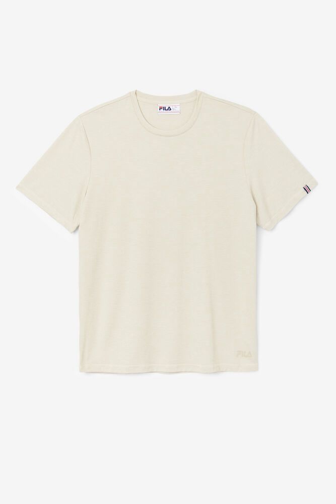 Fila Commuter Beige T-Shirt Mens - NZ 32045-BDFC